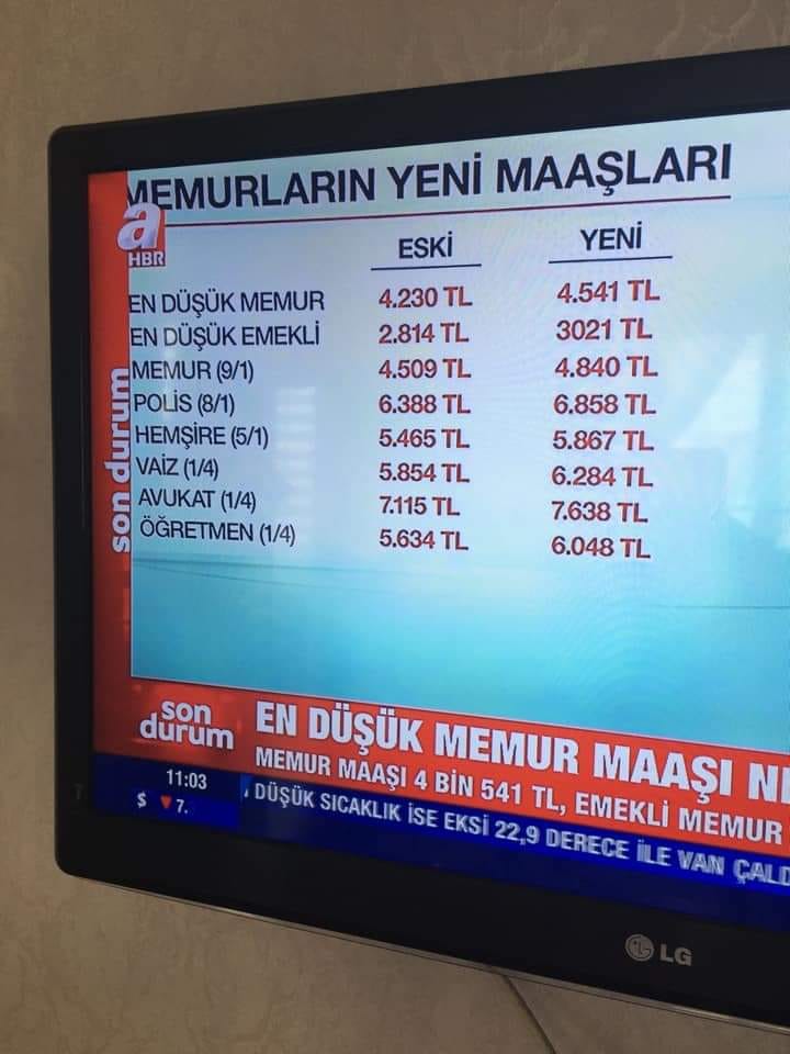 Dezenformasyon ve Algı Yönetmeye Yönelik Memurların Yeni Maaşları Haberini RTÜK’e Bildirdik